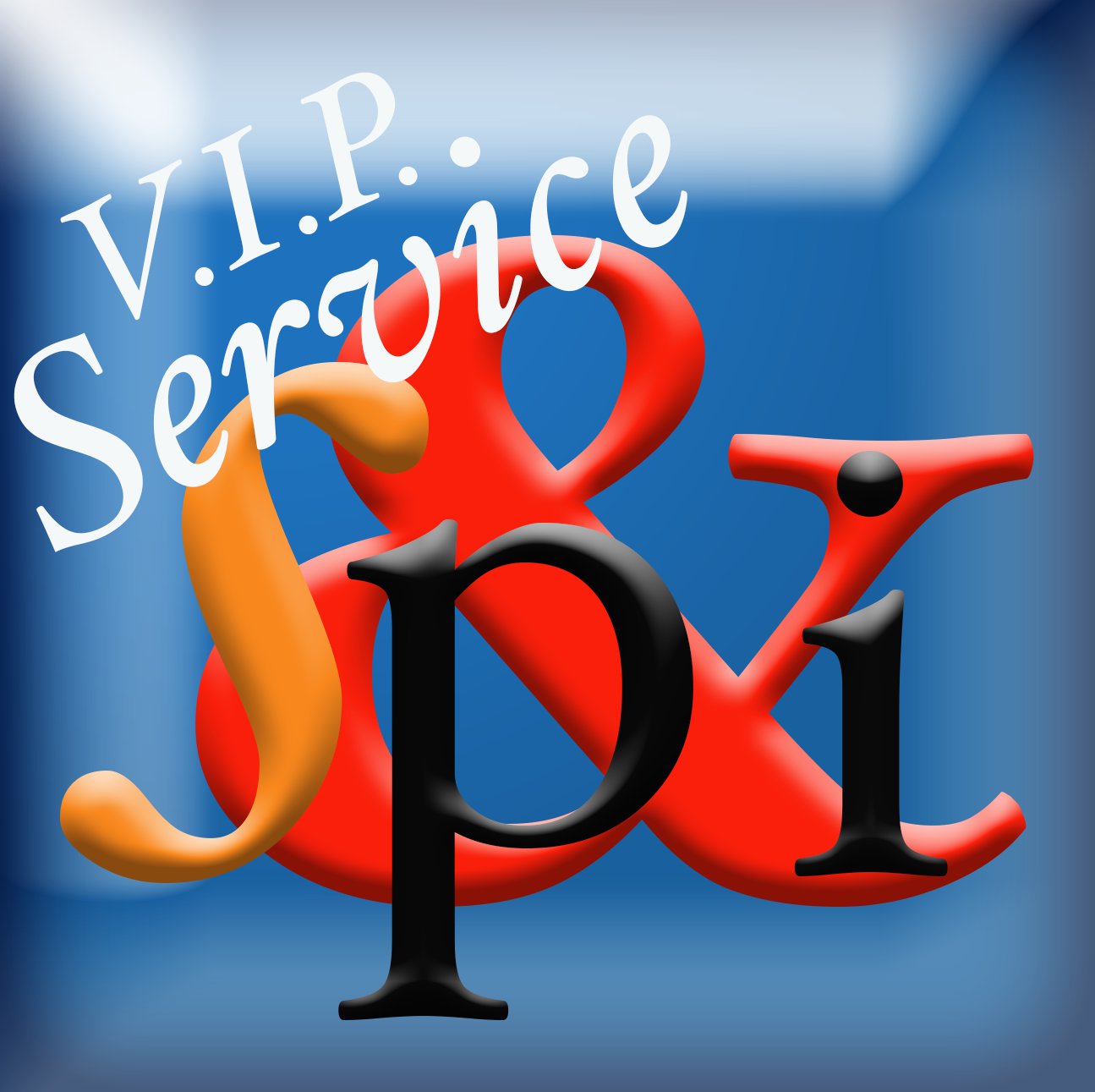Service logo Blauw SP&i spcialized projecten en installatie's